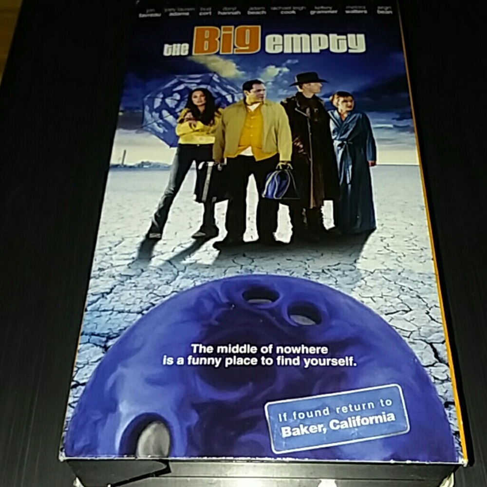 THE BIG EMPTY MOVIE VHS TAPE